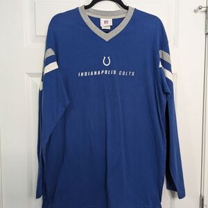 Vintage NFL Indianapolis Colts Embroidered Long Sleeve Tshirt #211